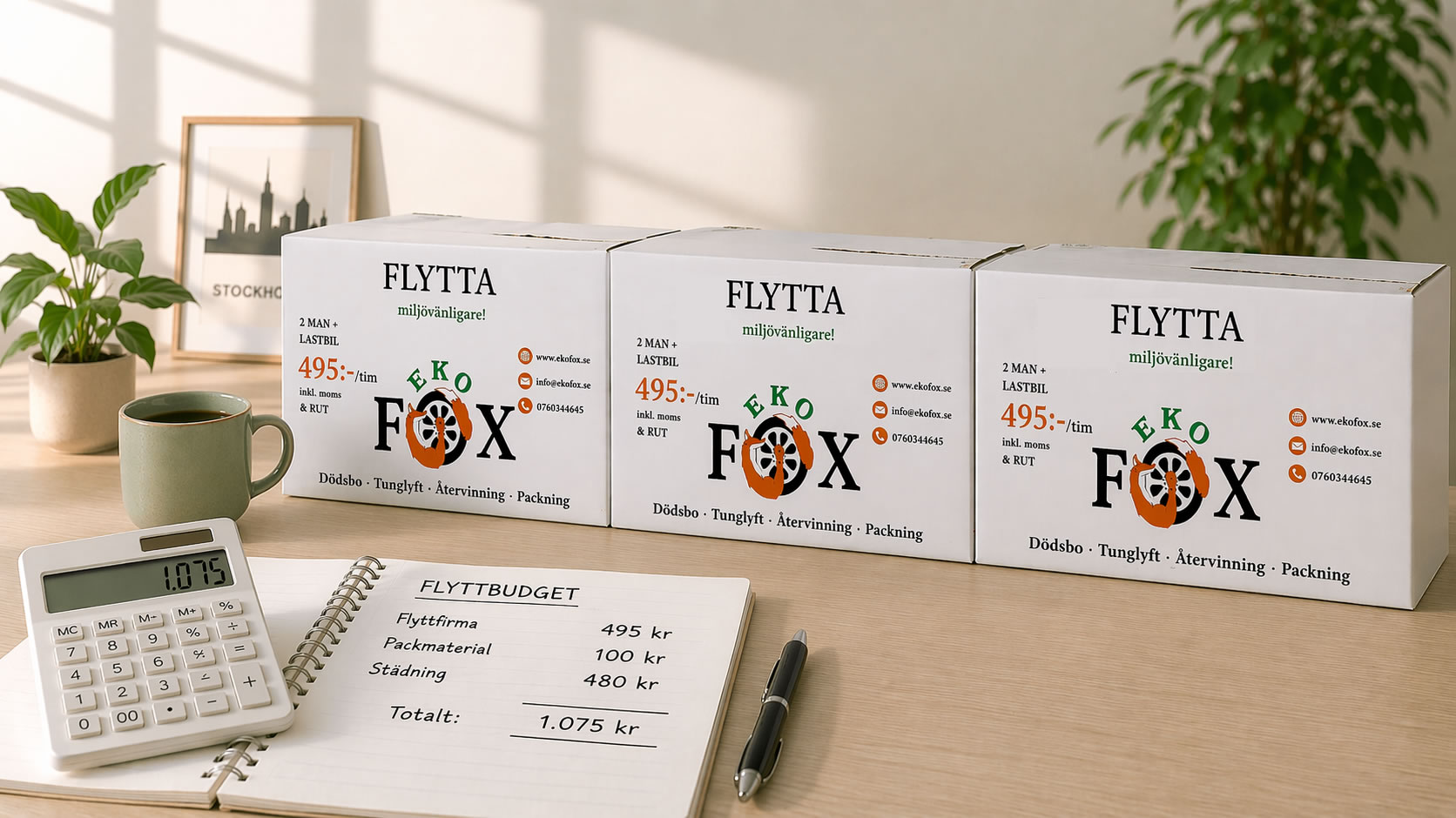 Vad kostar flyttfirma i Stockholm