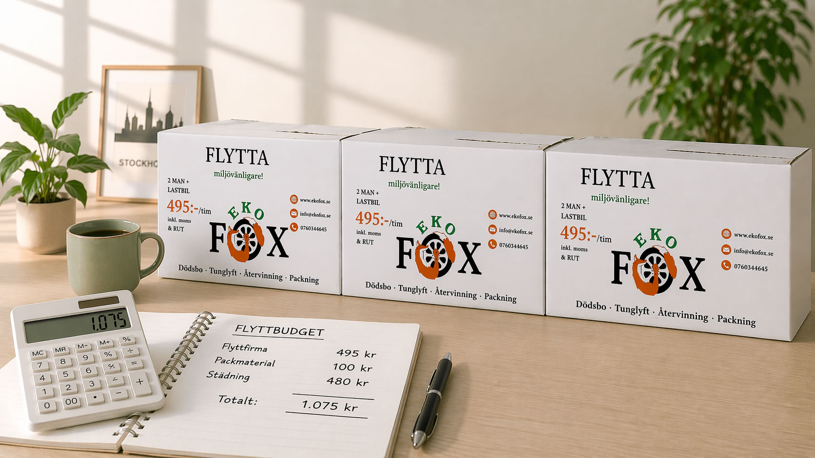 Vad kostar flyttfirma i Stockholm